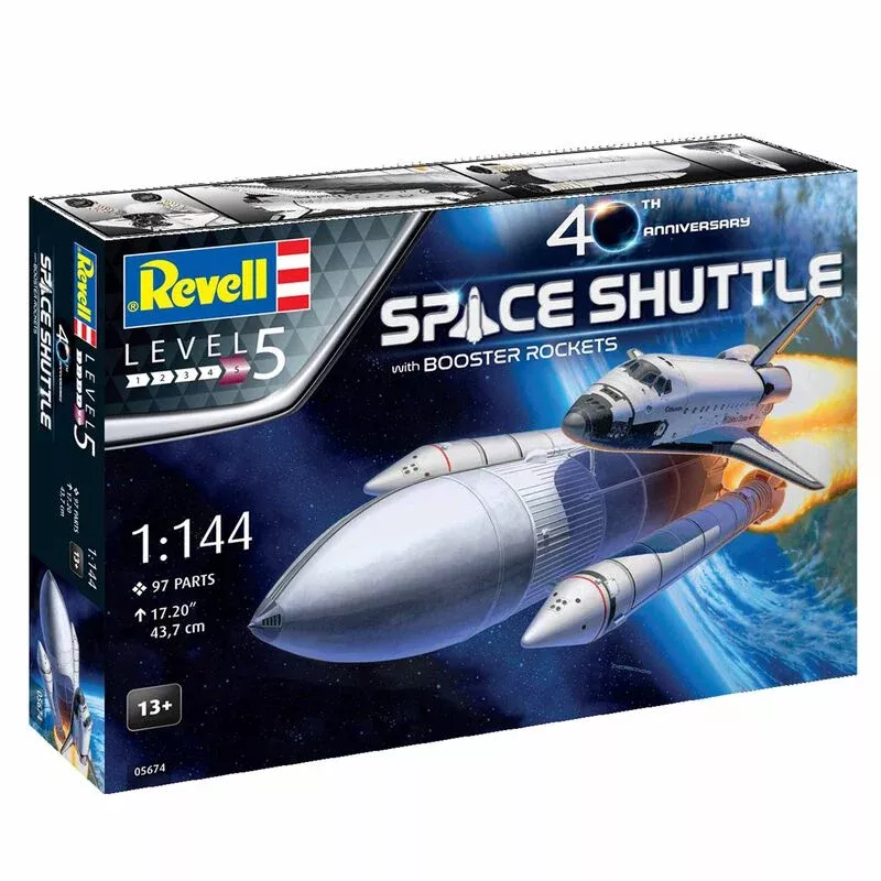 1/144 Space Shuttle withBooster Rockets 40th Anniv