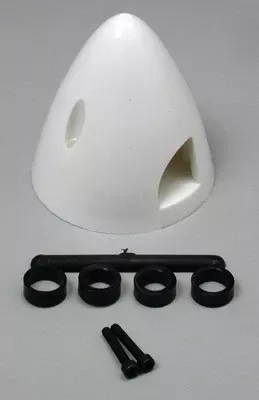 1-3/4" Spinner White DUB266