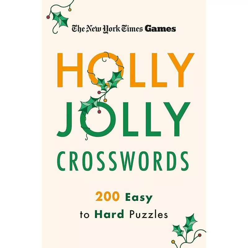 (10/28/25 PREORDER) New York Times Games Holly Jolly Crosswords: 200 Easy to Hard Puzzles