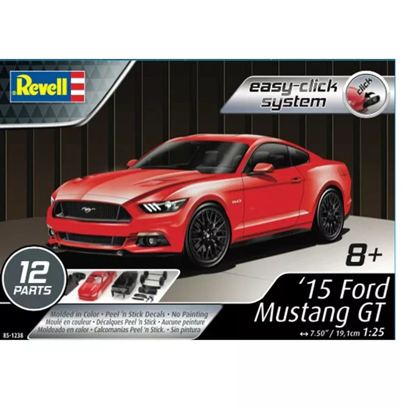 15 Ford Mustang GT (1/25 Scale) Vehicle Model Kit RMX851238