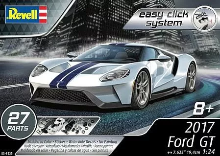 2017 Ford GT (1/25 Scale) Vehicle Model Kit RMX851235