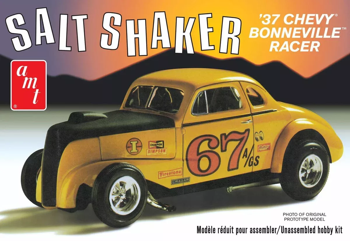 '37 Chevy Bonneville Racer 'Salt Shaker' (1/25 Scale) Plastic Vehicle Model Kit AMT1266