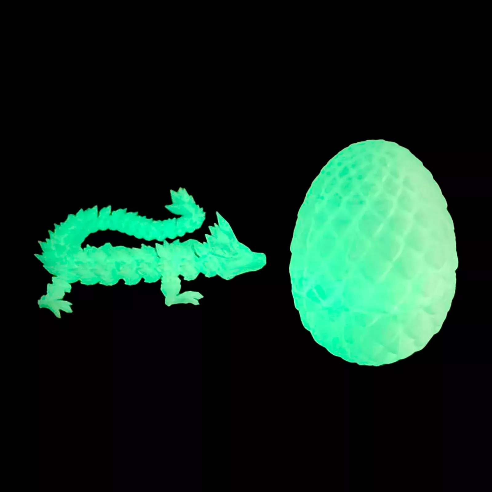 3D Printed Dragon Egg - Glow In The Dark