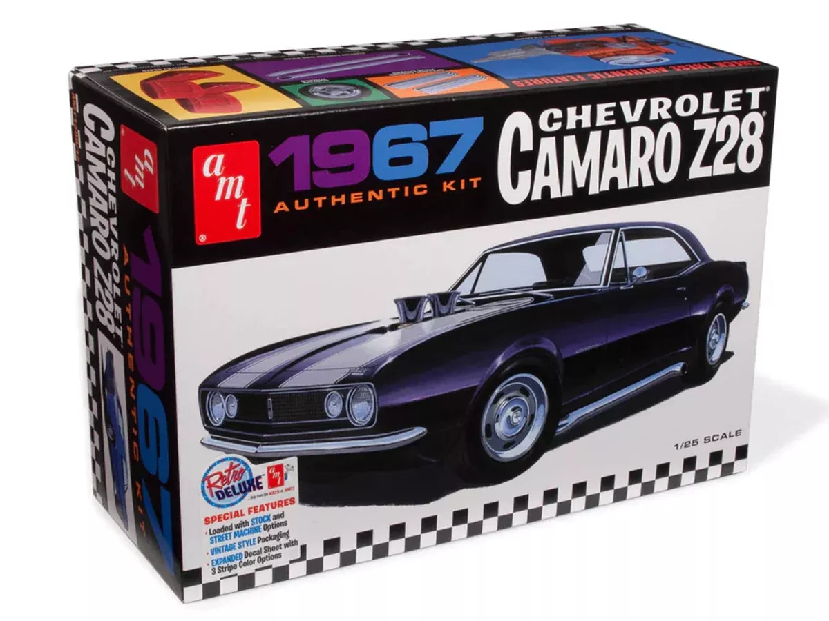'67 Chevy Camaro Z28 (1/25 Scale) Plastic Vehicle Model Kit AMT1309