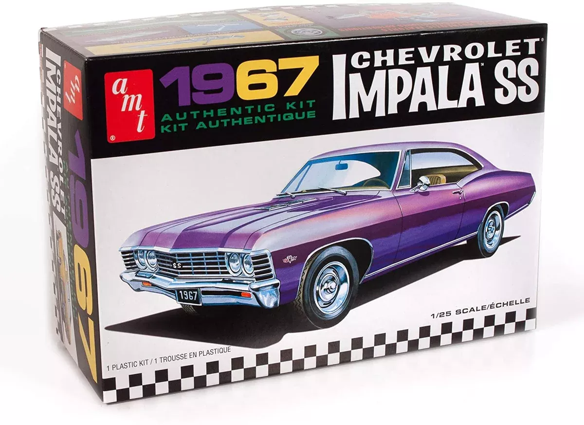 '67 Chevy Impala SS (1/25 Scale) Plastic Vehicle Model Kit AMT981