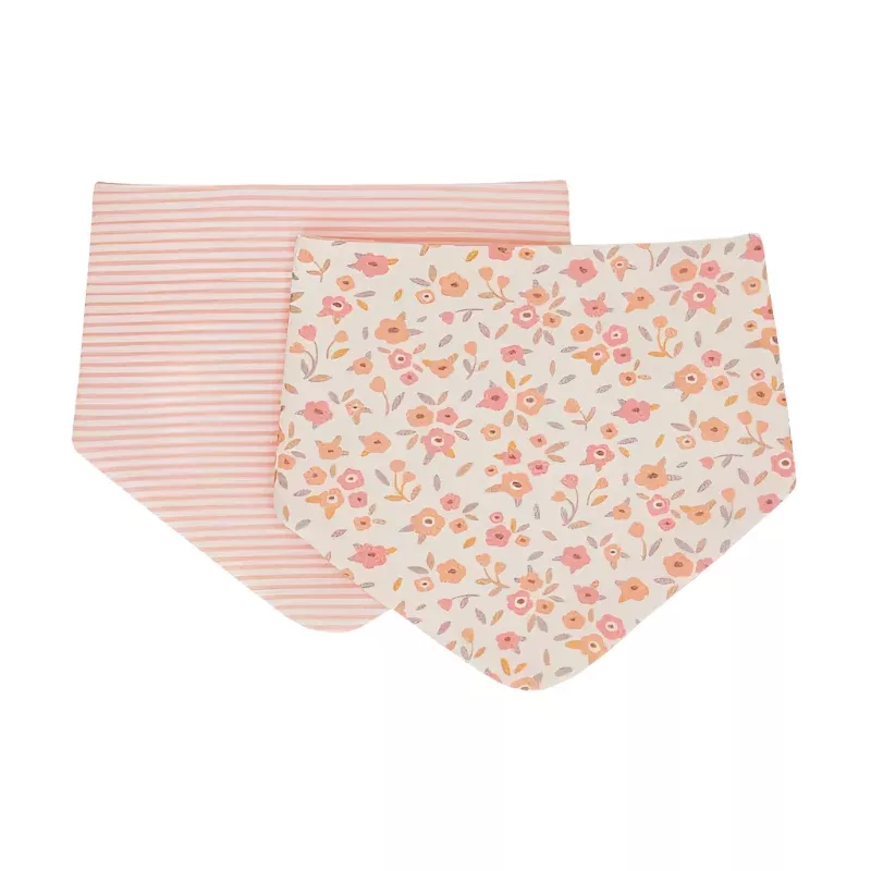 Bandana Bibs 2pk - Floral Bouquet