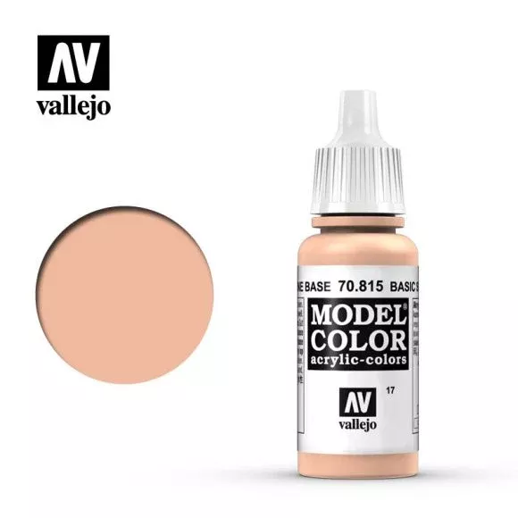 Basic Light Skin Tone (#17) Model Color Acrylic Paint 17mL