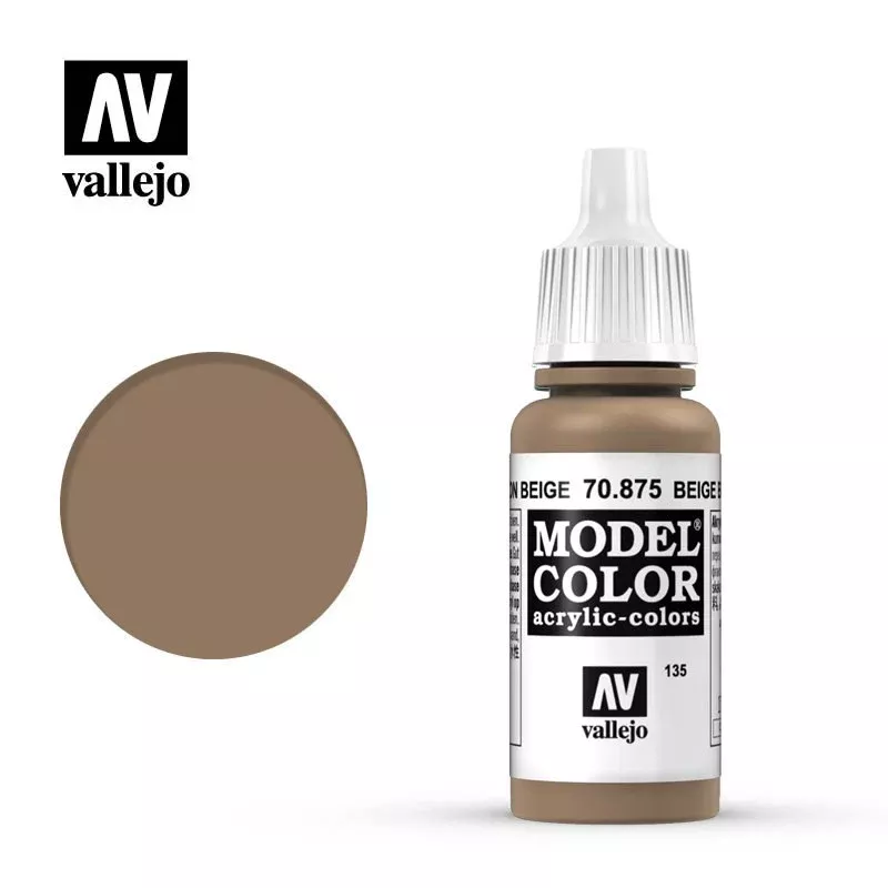 Beige Brown (#135) Model Color Acrylic Paint 17mL