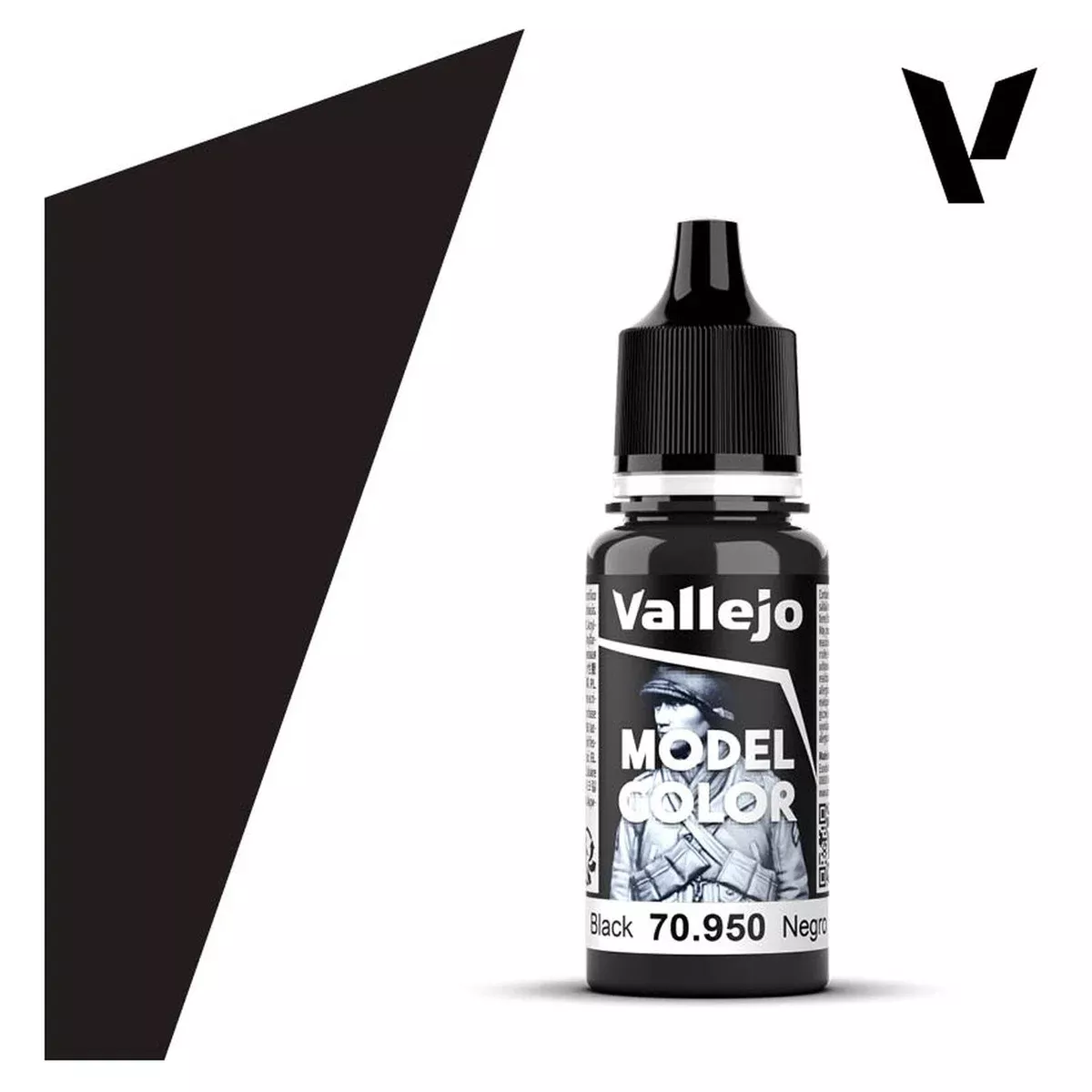 Black (#169) Model Color Acrylic Paint 17mL