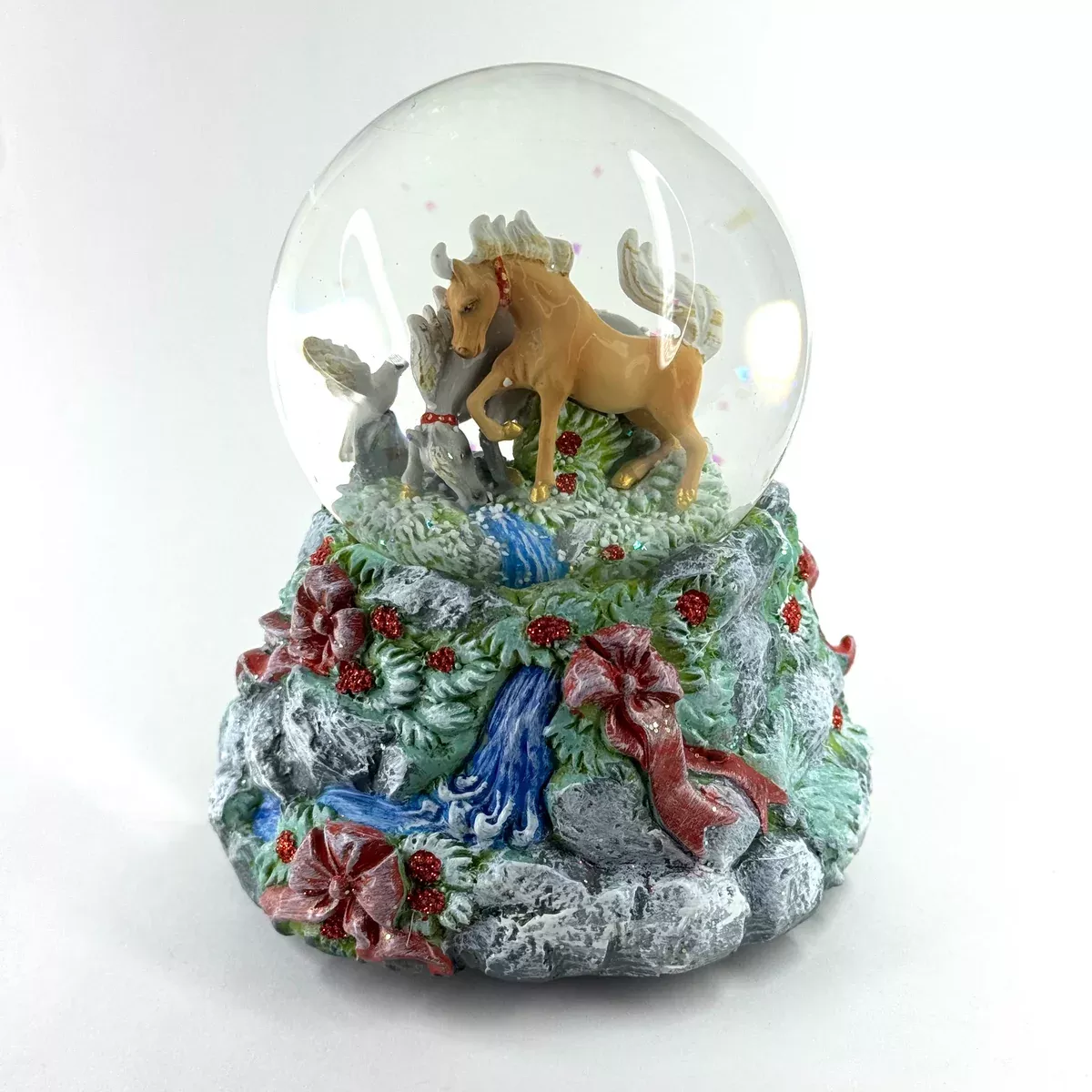 Breyer Winter Woodland Musical Snowglobe