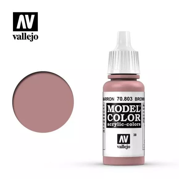 Brown Rose (#38) Model Color Acrylic Paint 17mL