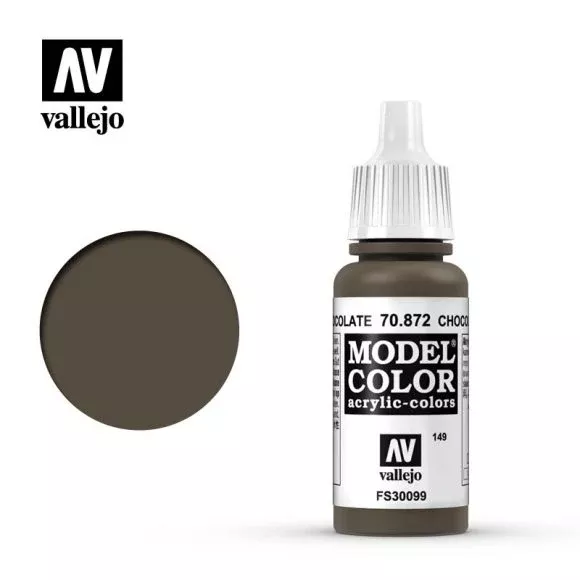 Chocolate Brown (#149) Model Color Acrylic Paint 17mL