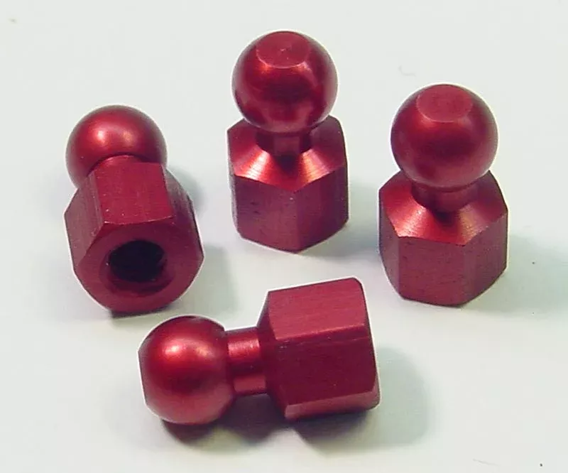 CRC 1407 Red Anodized Hex Ball Set