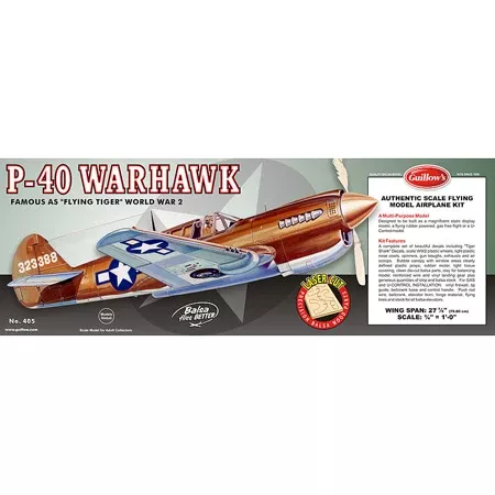 Curtiss P40 Warhawk Laser Cut GUI405LC