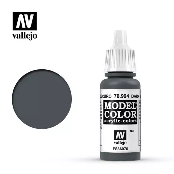 Dark Grey (#166) Model Color Acrylic Paint 17mL