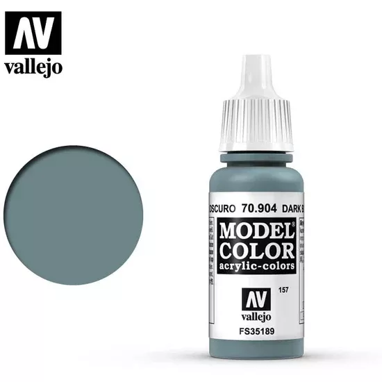 Dark Pale Blue(#157) Model Color Acrylic Paint 17mL