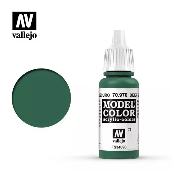 Deep Green (#72) Model Color Acrylic Paint 17mL