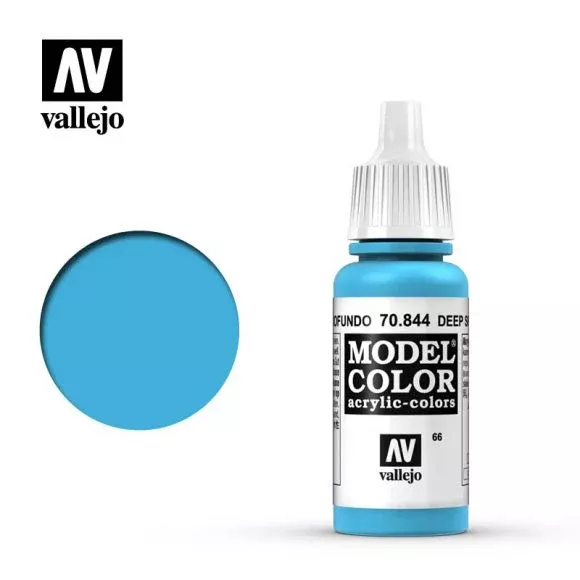 Deep Sky Blue (#66) Model Color Acrylic Paint 17mL