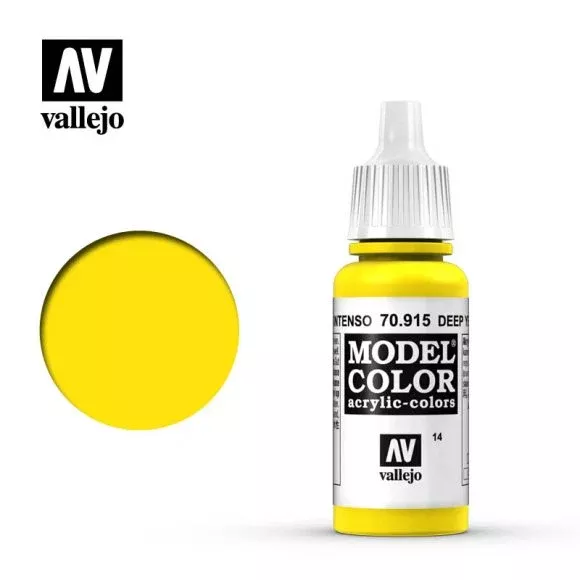 Deep Yellow (#14) Model Color Acrylic Paint 17mL