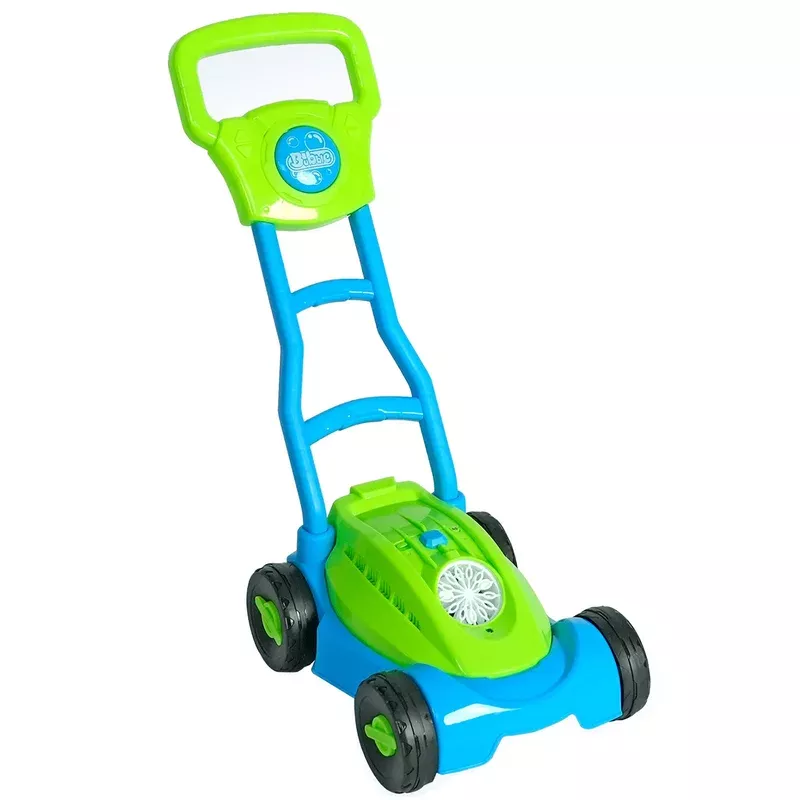 easy playhouse bubbly lawn mower machine outdoor fun with lights and sounds