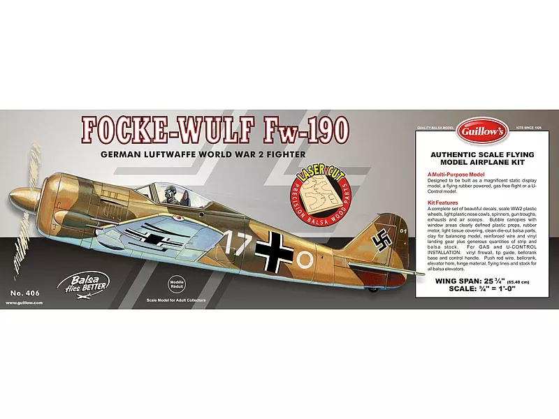 Focke-Wulf 190 Laser Cut