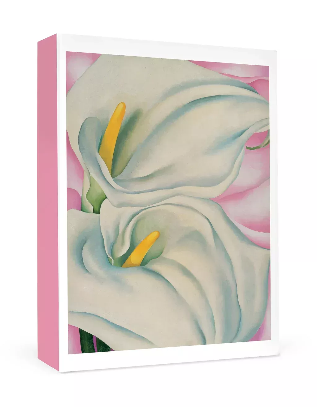 Georgia O'Keeffe Two Calla Lilies on Pink Boxed Note Cards