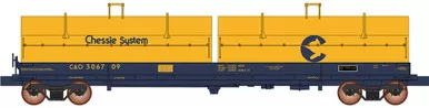 Intermountain ~ HO Scale ~ Evans 100 Ton Coil Car ~ Chessie System #306657 ~ 32530-20
