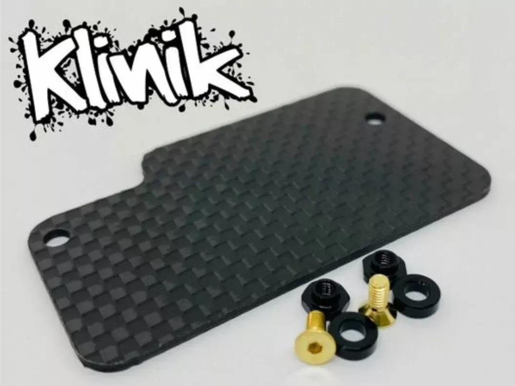 Klinik RC KRC22X4RADIO TLR 22X-4 Buggy Carbon Radio Plate