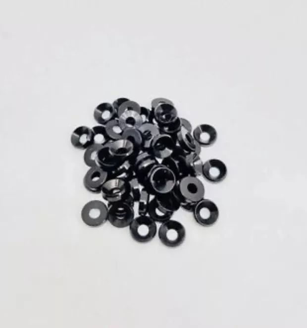 Klinik RC KRC30832 Black 3mm Countersunk Flat Washer