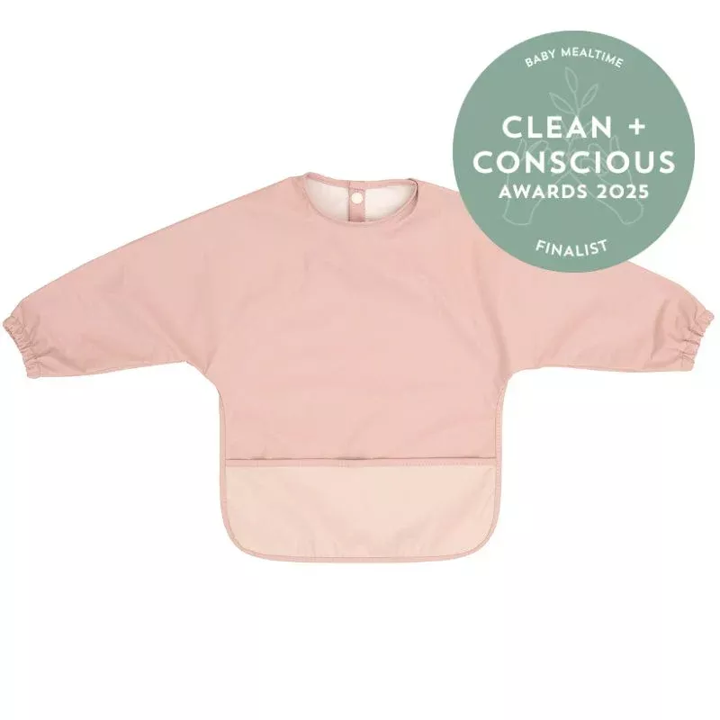 Recycled Long Sleeve Bib - Two-Tone Pink