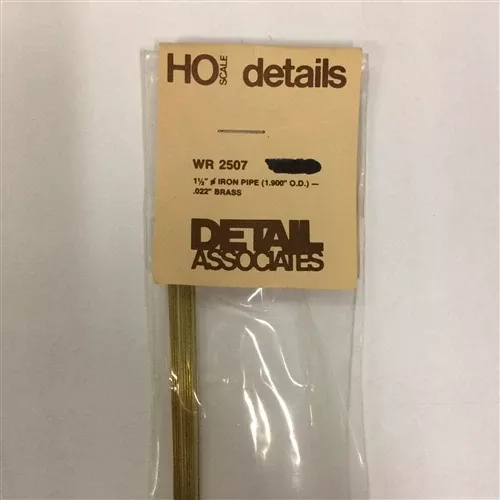 Round Brass Wire pkg(4) -- .022" Diameter (HO Scale 1-1/2"; N Scale 3-1/2")