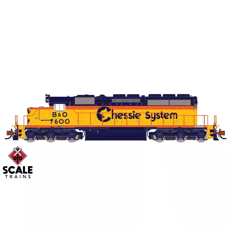 ScaleTrains 33795 Rivet N Scale EMD SD40-2 Chessie System B&O 7600 DCC LokSound