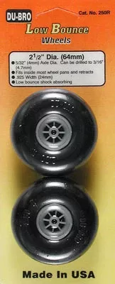 Smooth Wheels 2-1/2" (2) DUB250R