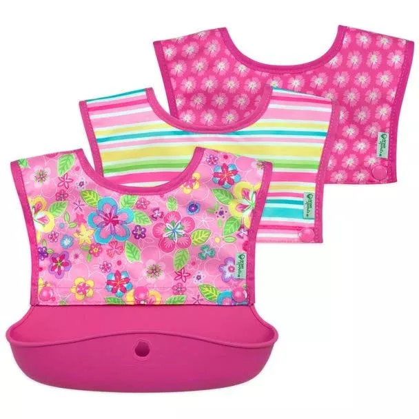 Snap & Go Silicone Food-Catcher Bib