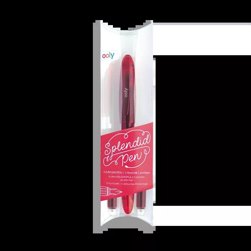Splendid Fountain Pen - Red