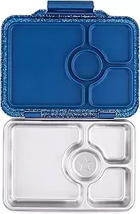 Stainless Steel BentoLunchbox - Twilight Blue - 4 Compartments