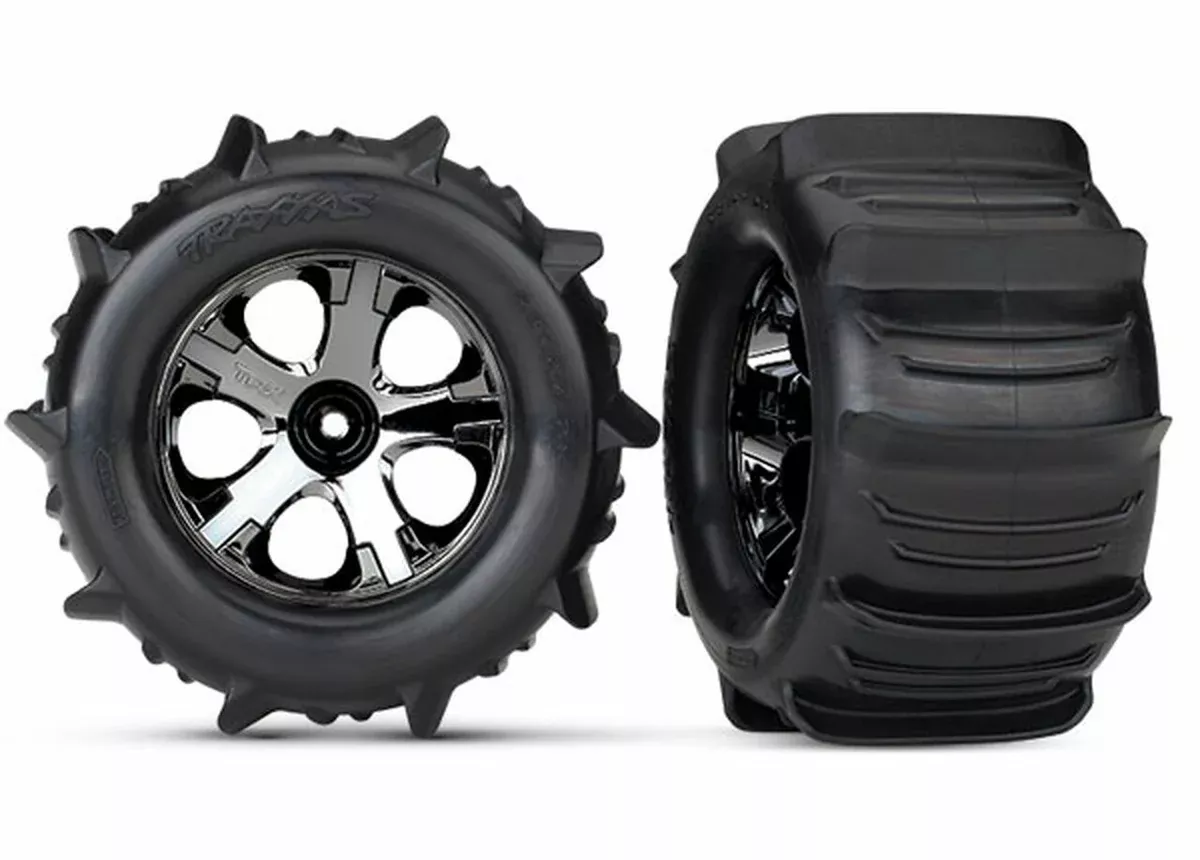 T&W Paddle tire/Black Wheel TSM TRA8674