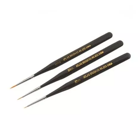 Talcon Detailing Brushes (5/0, 10/0, 20/0)