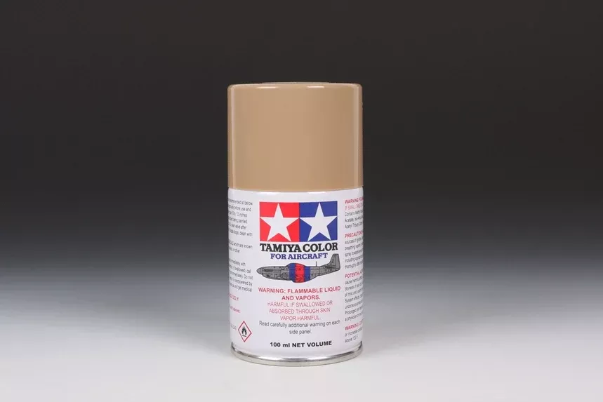 Tamiya Color For Aircraft AS-15 Tan Acrylic 100mL Spray Paint Can TAM86515