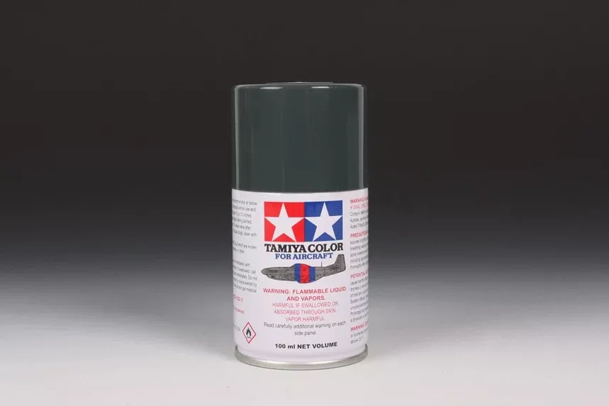 Tamiya Color AS-3 Gray Green (Luftwaffe) Semi-Gloss Spray Lacquer 100mL