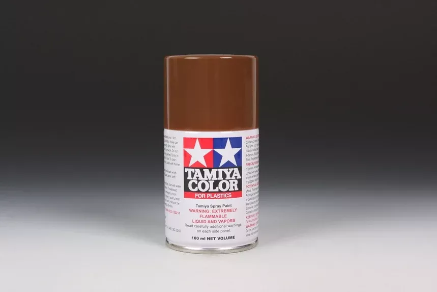 Tamiya Color For Plastics TS-1 Red Brown 100mL Paint Spray Can TAM85001