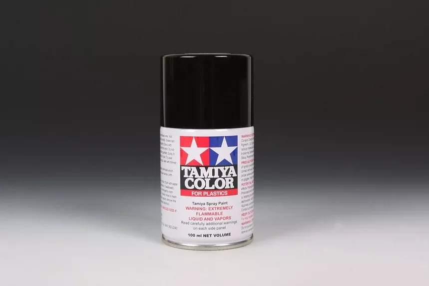 Tamiya Color For Plastics TS-6 Matt Black 100mL Spray Paint Can TAM85006
