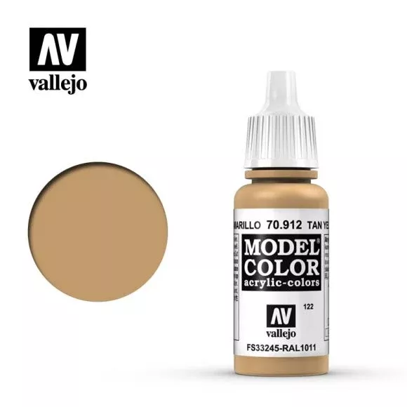 Tan Yellow (#122) Model Color Acrylic Paint 17 ml