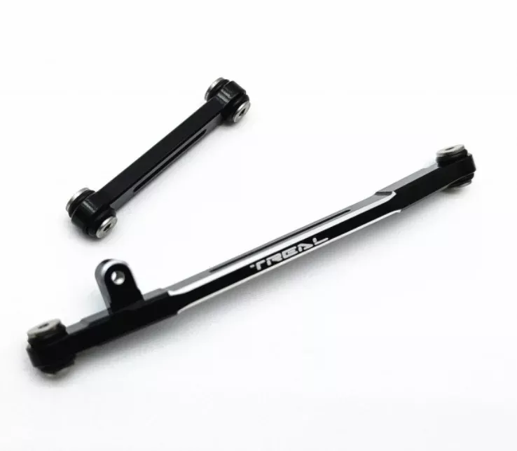 Treal Hobby (X002RQGUI7) Black Aluminum Steering Link Set V2 for SCX24