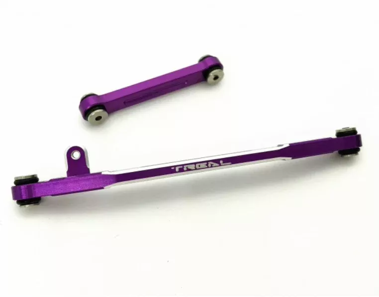 Treal Hobby (X002YSWMDP) Purple Aluminum Steering Link Set V2 for SCX24