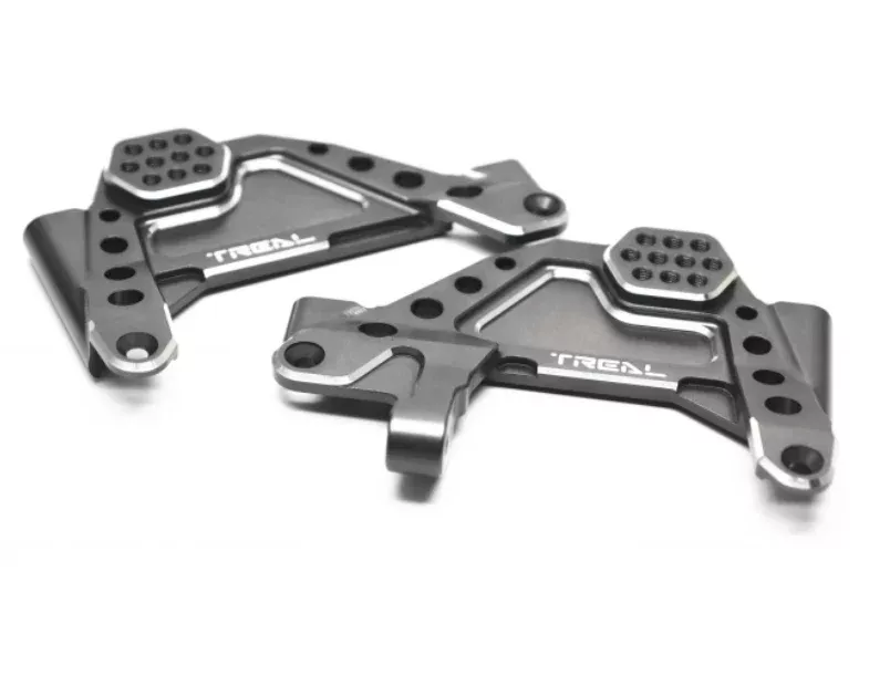 Treal Hobby (X0032AMT1T) Titanium Aluminum Front Shock Towers with Panhard for SCX6