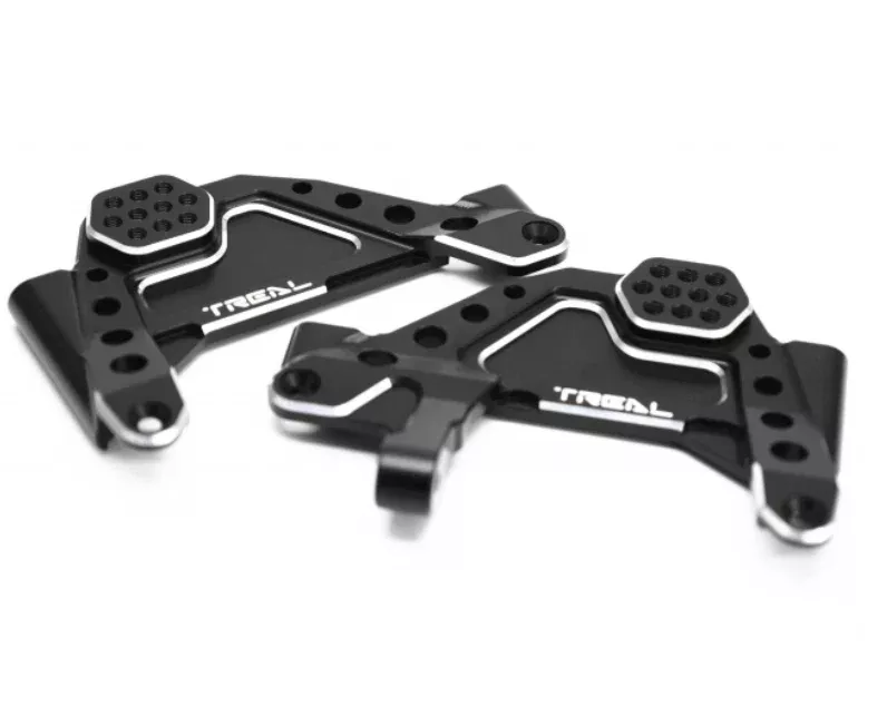 Treal Hobby (X0032AUSBH) Black Aluminum Front Shock Towers with Panhard for SCX6