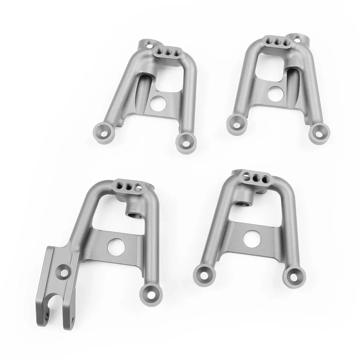Vanquish VPS01861 Clear Aluminum Shock Hoops for Axial SCX10II