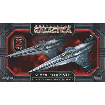 Viper MKVII Battlestar Galactica Plastic Model (1/72 Sclae) Science Fiction Kit
