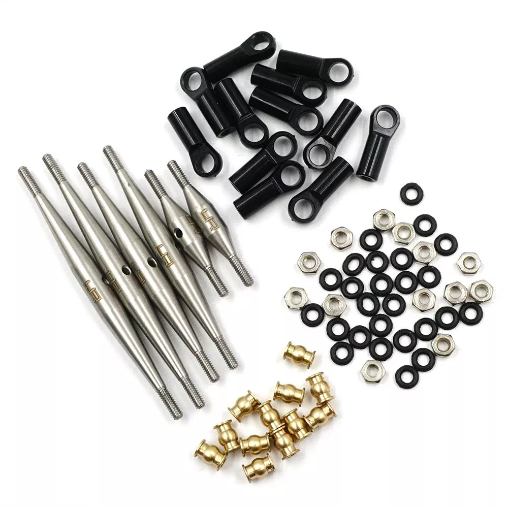 Yeah Racing AXSC-042 SCX24 Deadbolt Steel Link Set